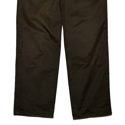 COMME DES GARCONS HOMME SS03 Cotton Trousers Brown Size M
