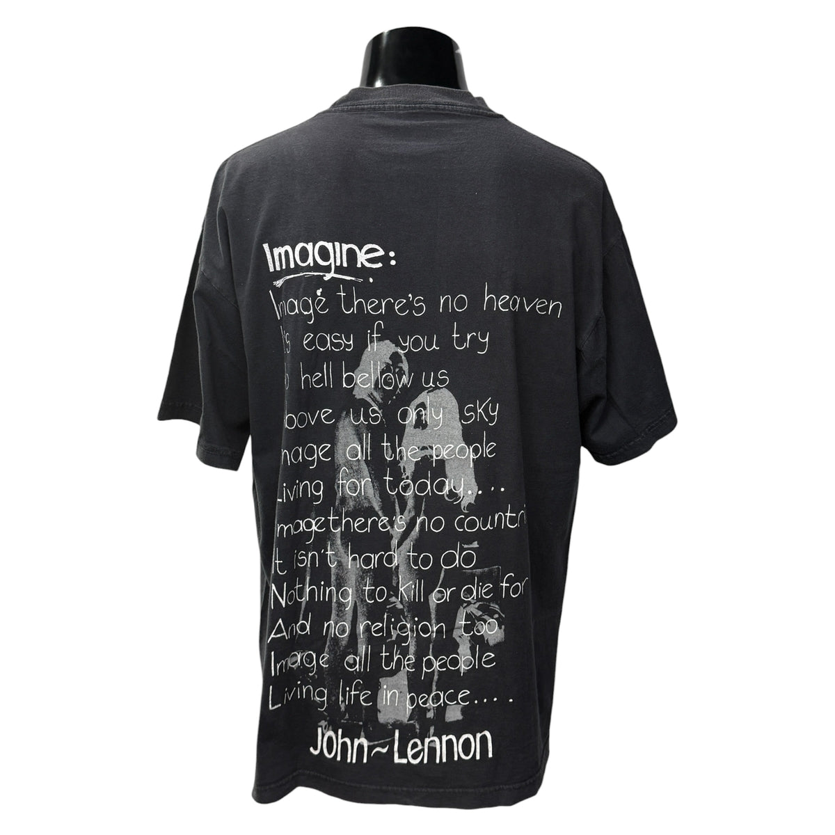 JOHN LENNON Mexican Vintage "Imagine" Photo T-Shirt Size XL