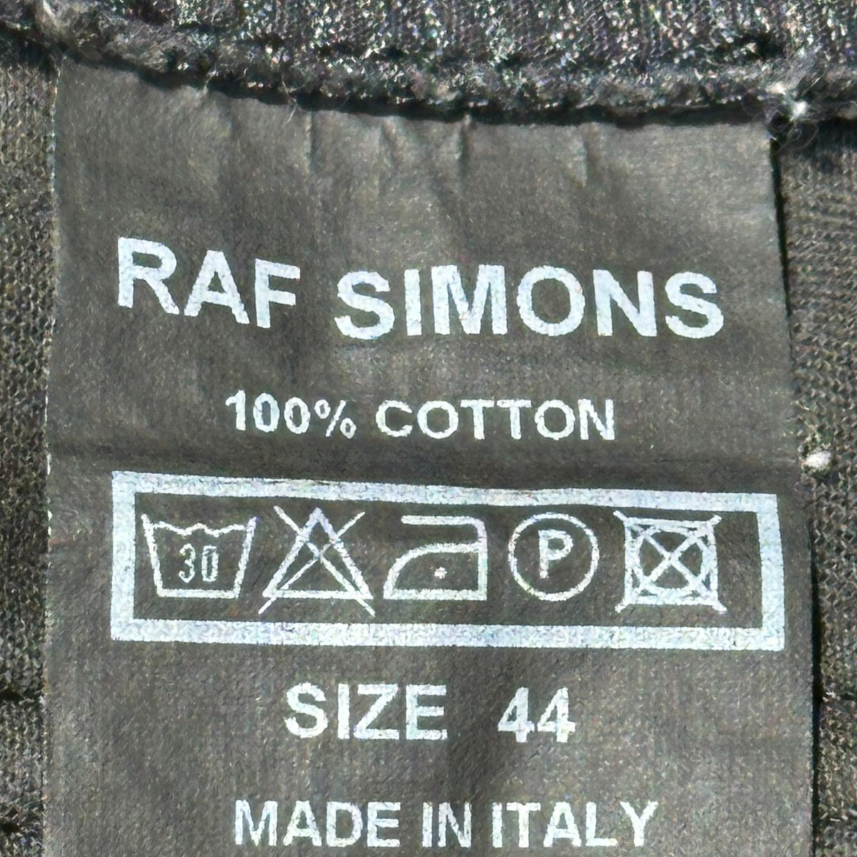 RAF SIMONS 14AW "STERLING RUBY" Camo Skinny Multi Ring Size 44