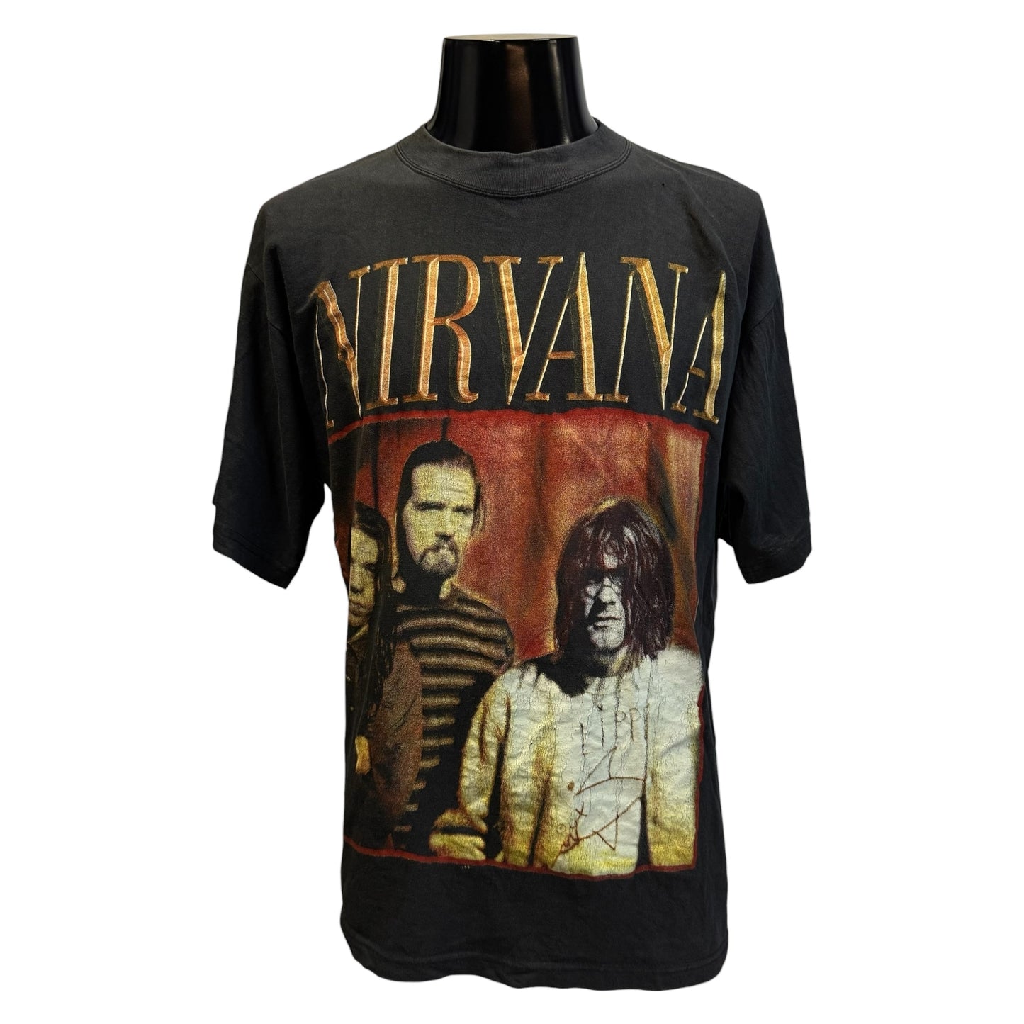 Nirvana FLIPPER Vintage T-Shirt Black Size XL
