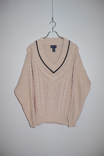 Lands' End 90s Cotton Tilden Knit Size L
