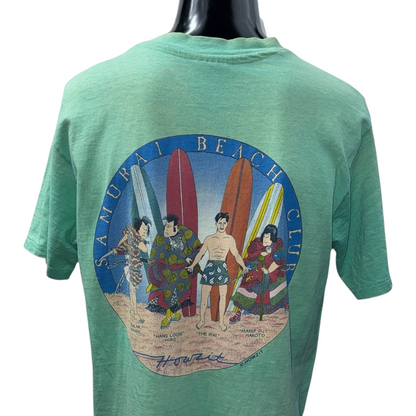 HOWZIT SAMURAI BEACH CLUB T-Shirt Size L