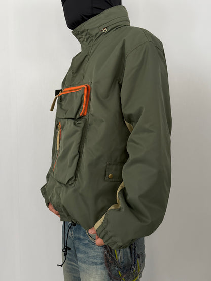 Vintage Green Tech Nylon Jacket Size XL