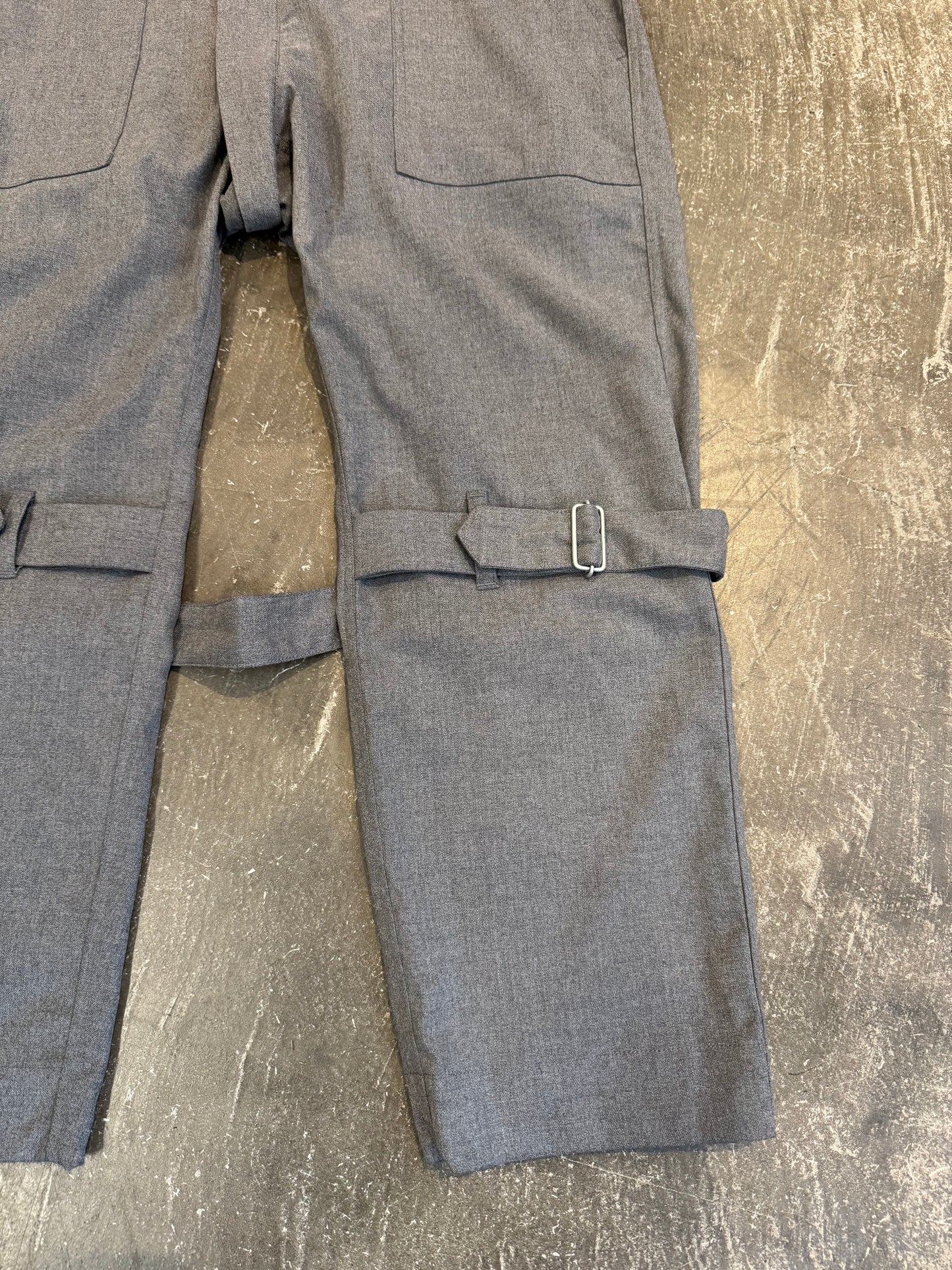 PEEL&LIFT Gray Polyester Blend Pants Size L