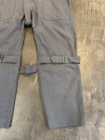 PEEL&LIFT Gray Polyester Blend Pants Size L