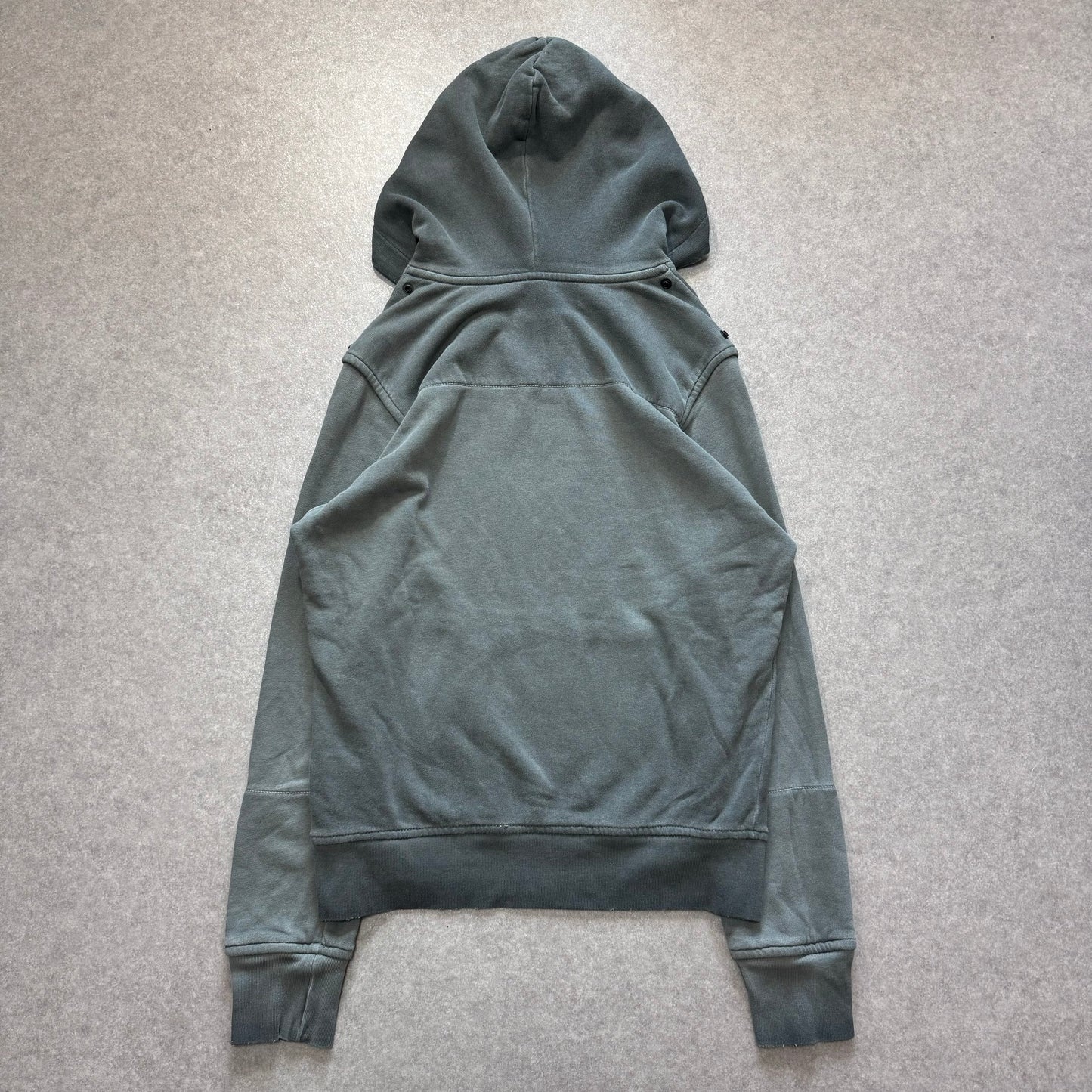 Diesel 00s Gray Fade Design Hoodie Size M