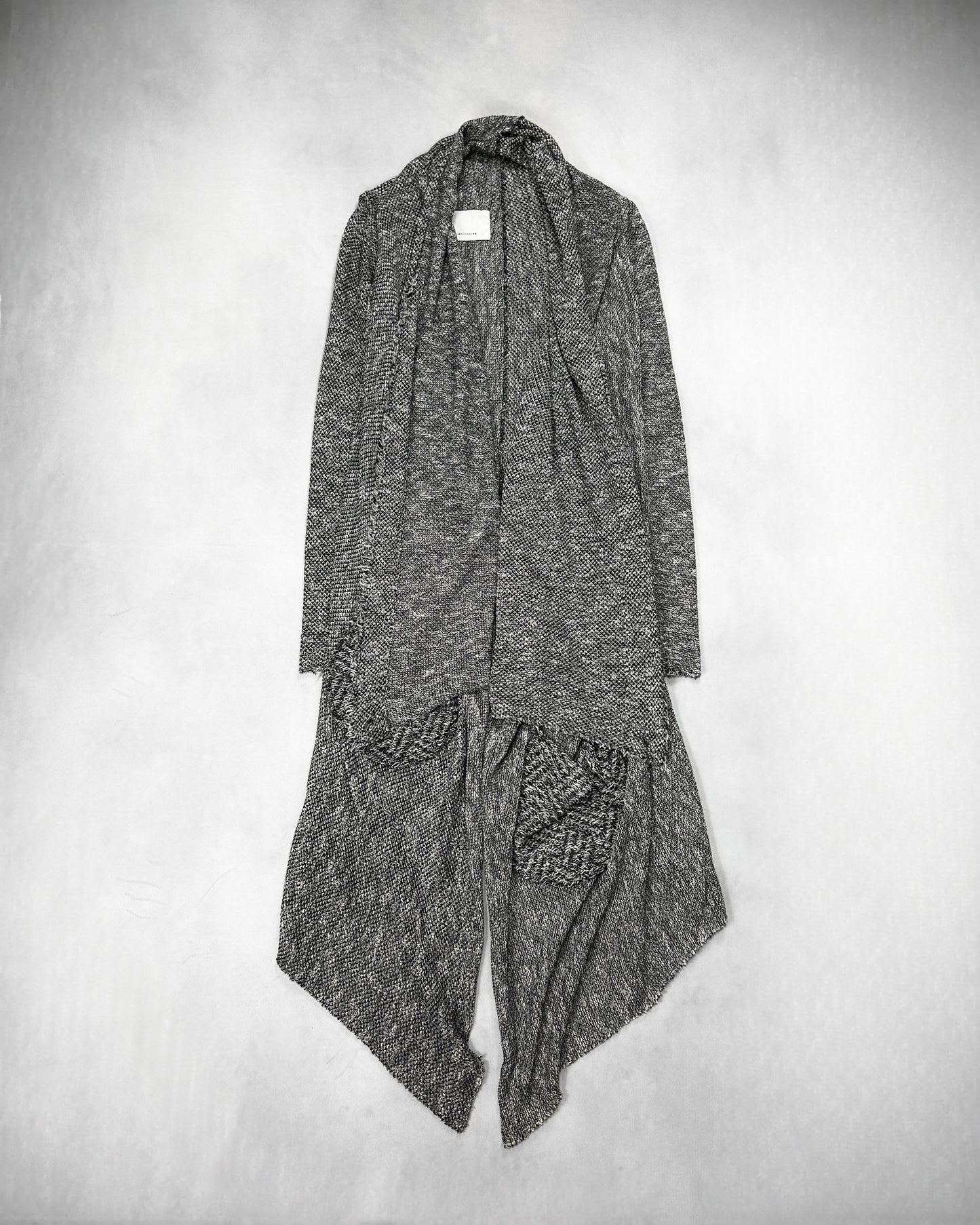 Nostra Santissima Melange Convertible Long Cardigan Size S