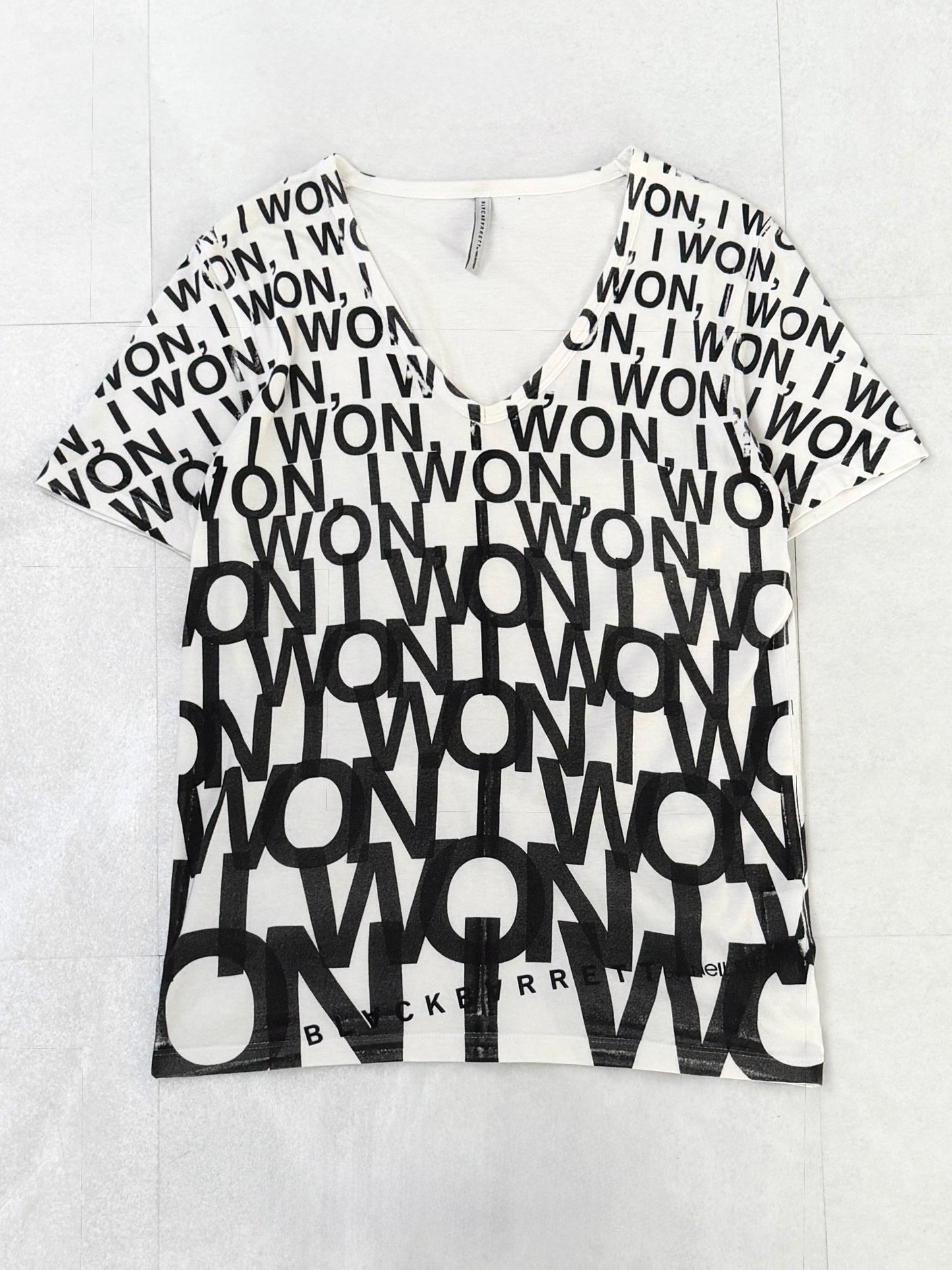 BLACKBARRETT by NEIL BARRETT All-Over Pattern T-Shirt Size S