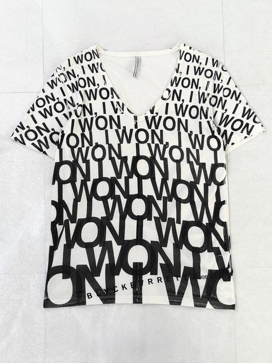 BLACKBARRETT by NEIL BARRETT All-Over Pattern T-Shirt Size S
