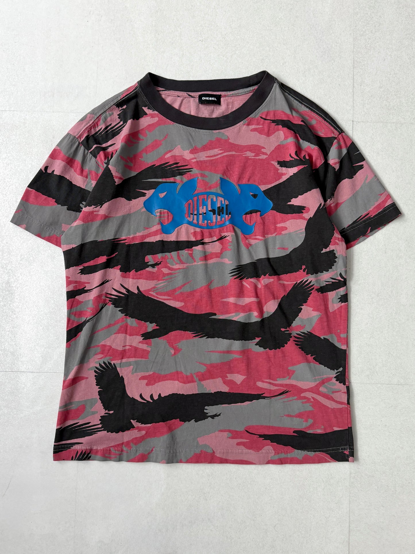 Diesel All-over Pattern T-Shirt Size S