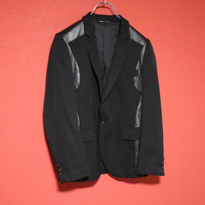 Comme des Garcons NOIR 06AW Leather Panel Jacket Size SS