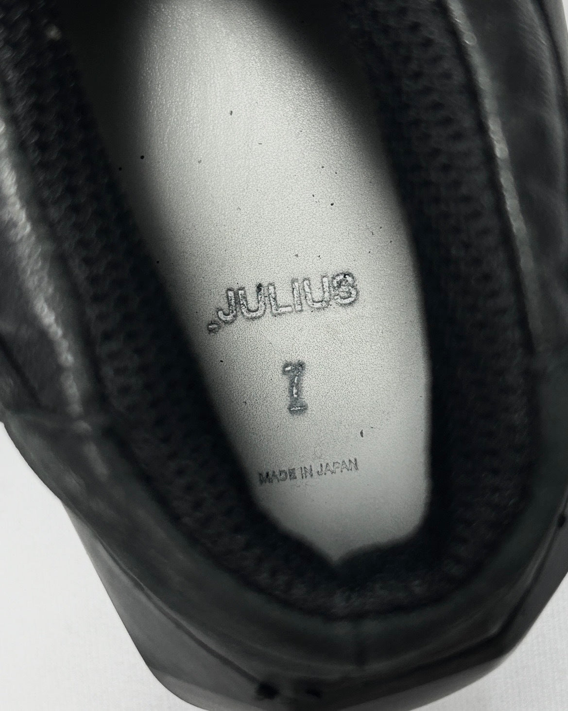 Julius Polygon Platform Goatskin Boots (S/S2015) Size 13