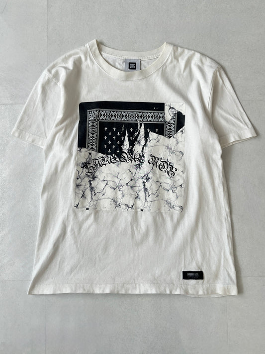 Swagger White Print T-Shirt Size M