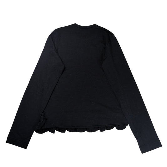tricot COMME des GARCONS Black Frill Wool Sweater