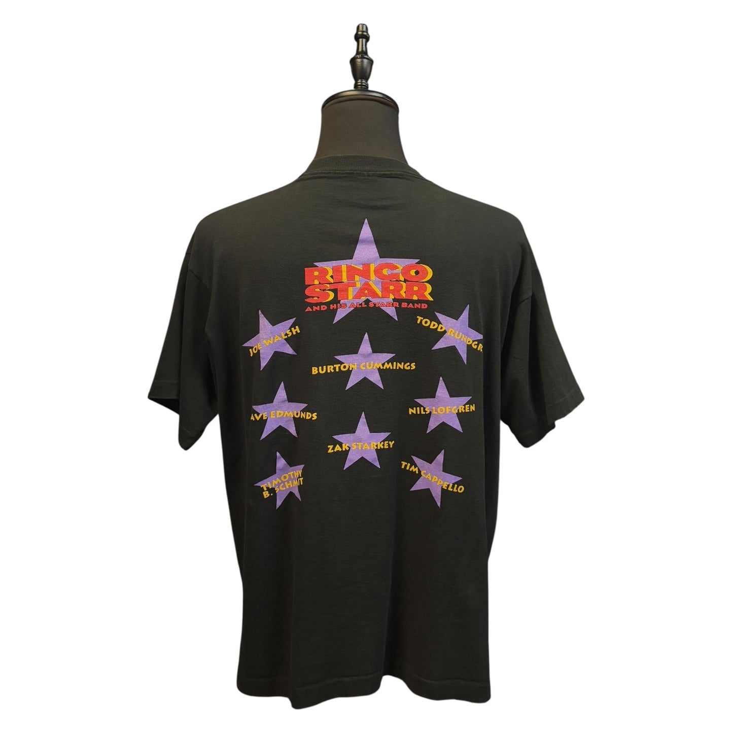BEATLES 90s Ringo Starr Graphic Vintage T-Shirt Size XL