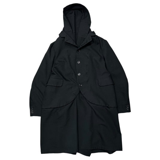 BLACK COMME des GARCONS 13AW Docking Long Coat Black Size S