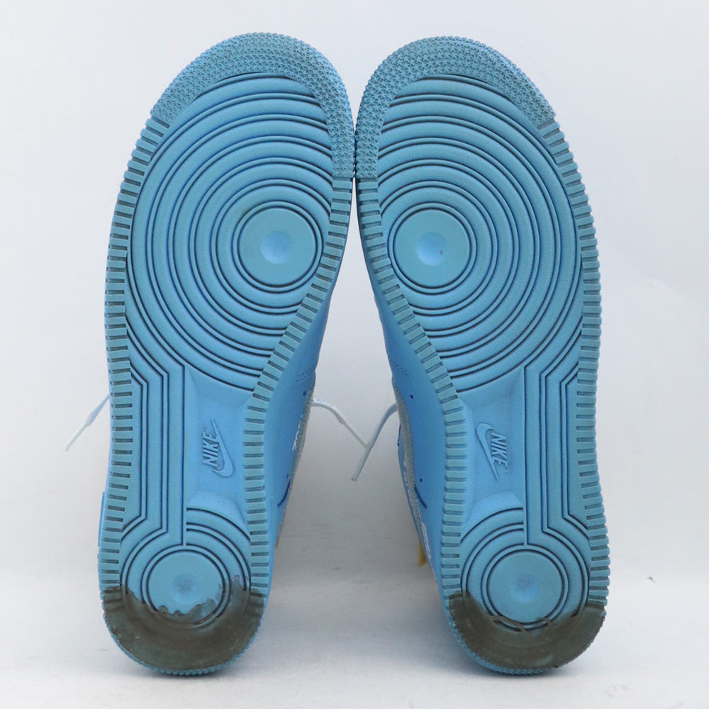 NIKE x OFF-WHITE Air Force 1 Low Blue Sneakers Size 28.5cm