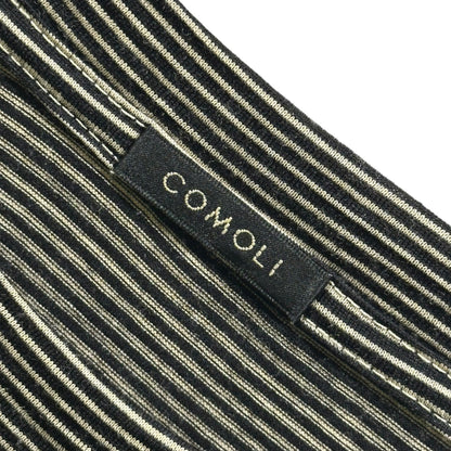 COMOLI 24SS Summer Wool Striped T-Shirt Size 2