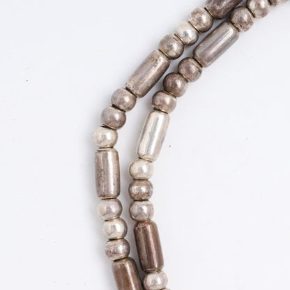 TARO WASHIMI Silver Pipe Bead Series Necklace Size F