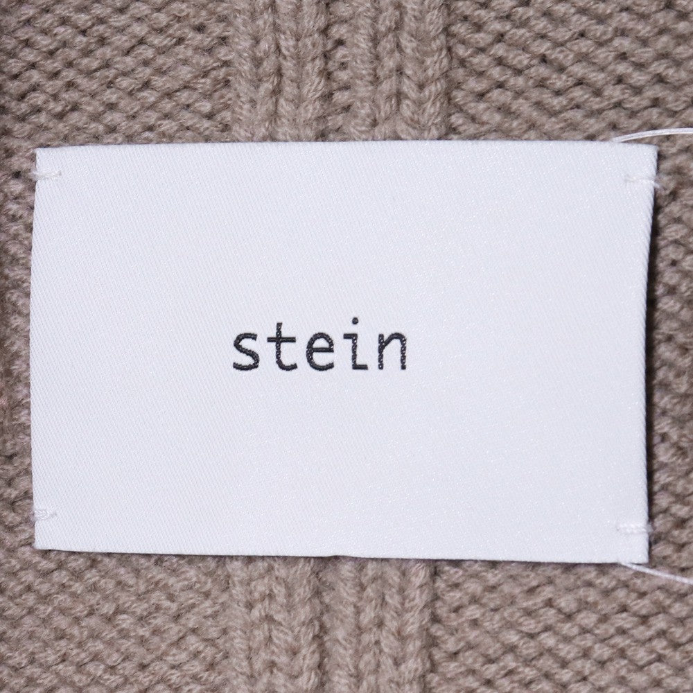 STEIN 21AW Oversized Impression High Neck Knit Beige Size L