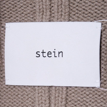 STEIN 21AW Oversized Impression High Neck Knit Beige Size L