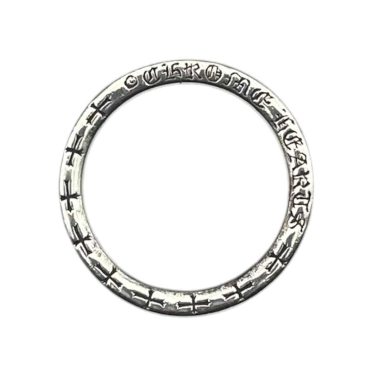 CHROME HEARTS NTFL Silver Ring Size JP 25