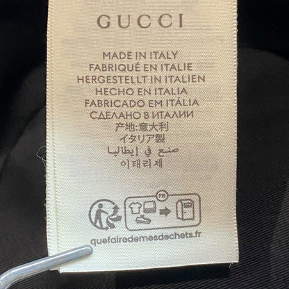 GUCCI Original GG Canvas Bucket Hat Black Size L