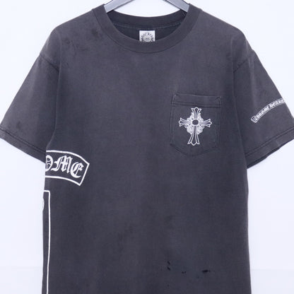 Chrome Hearts OLD T-BAR CH Cross Scroll T-Shirt Black Size M