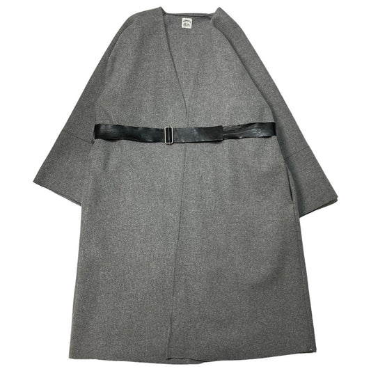 SUNSEA 14AW No Hood Jedi Coat Grey Black Size SIZE 2
