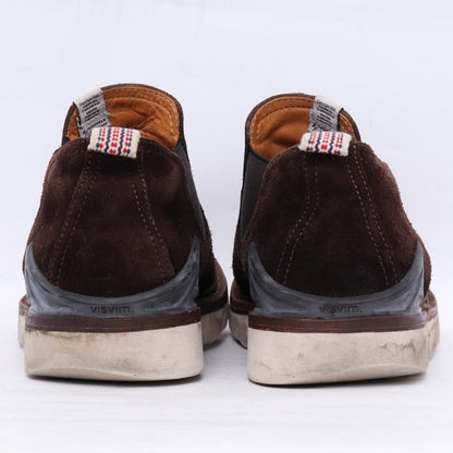 VISVIM GORNERGRAT-FOLK Suede Chelsea Boots Brown Size 9