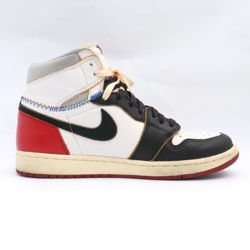 Nike UNION Air Jordan 1 OG Varsity Red Sneakers Size 26.5cm