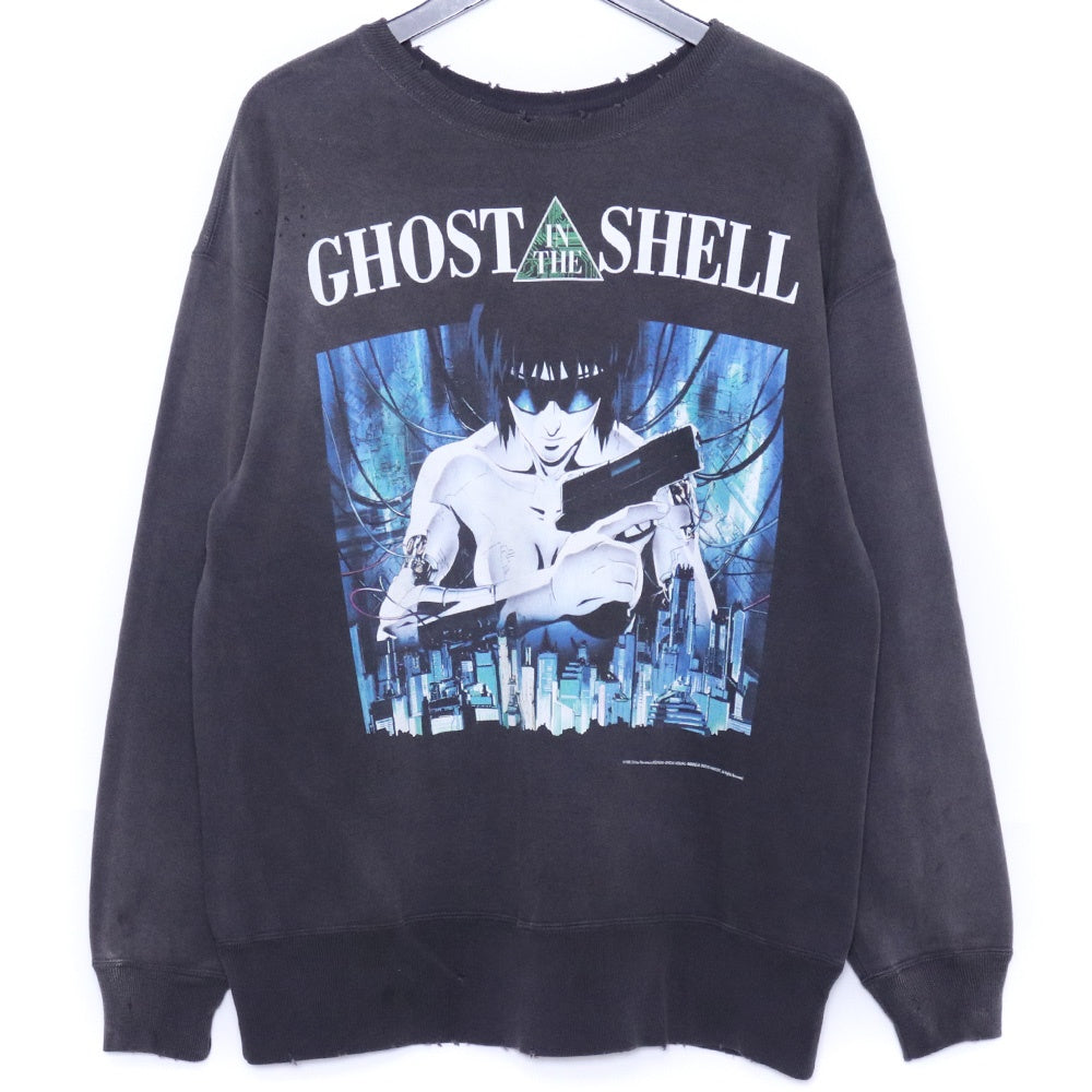 SAINT MICHAEL 25SS Ghost in the Crewneck Sweatshirt Size M