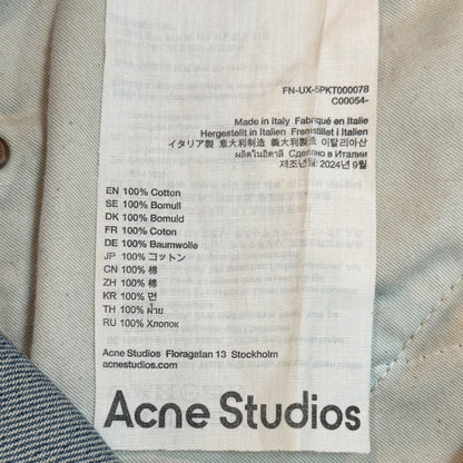 ACNE STUDIOS 23AW Super Baggy Fit Jeans Indigo Size 30