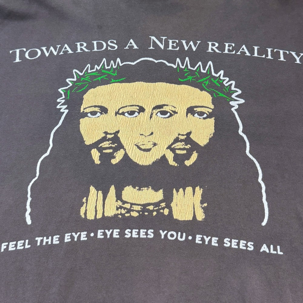 SAINT MICHAEL 21SS Vision Vintage T-Shirt Black Size XL