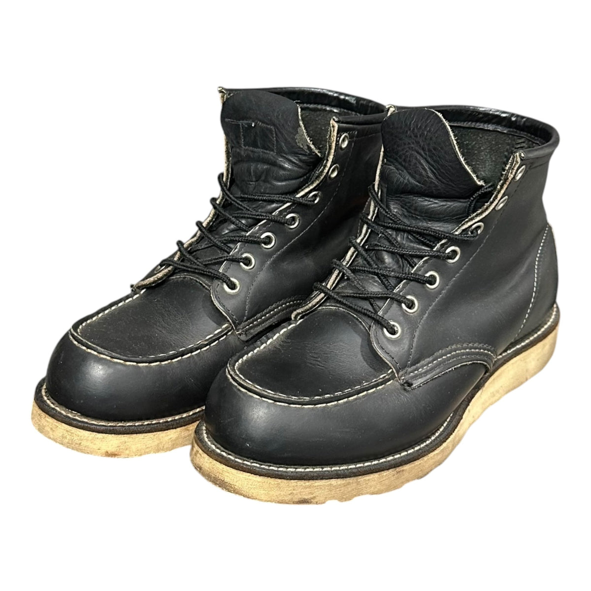 REDWING 90s USA 6-Inch Classic Moc Boots Black Size 7