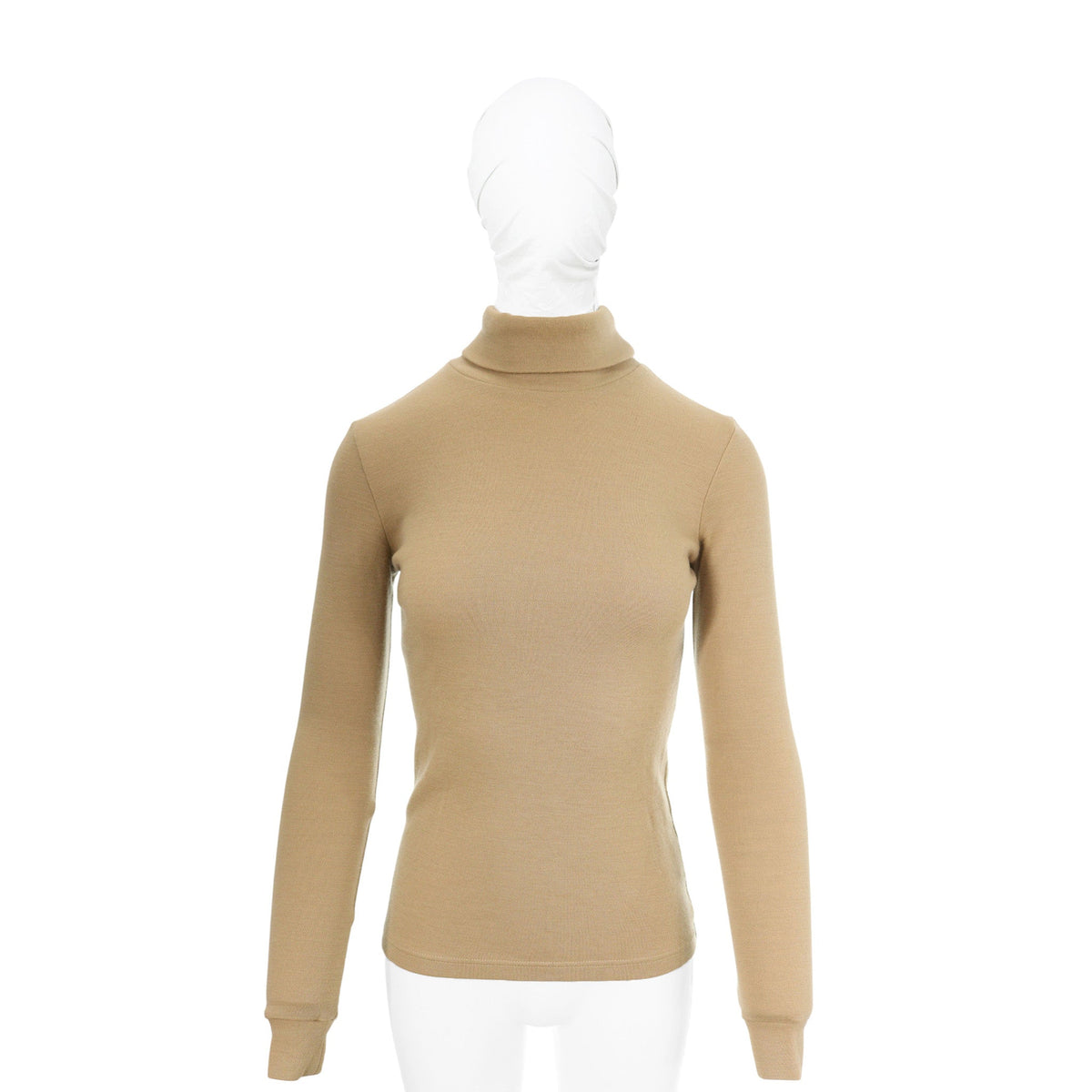 VERONIQUE BRANQUINHO Beige Wool Knit Sweater Size 38