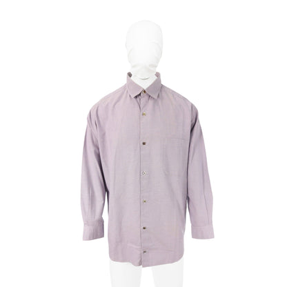 Y's for men 1999A/W Purple White Cotton Sleeve Shirt
