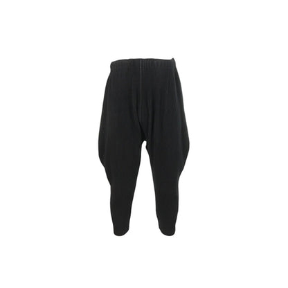 HOMME PLISSÉ ISSEY MIYAKE 21AW Black Pleated Pants Size 3