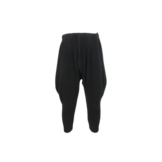 HOMME PLISSÉ ISSEY MIYAKE 21AW Black Pleated Pants Size 3