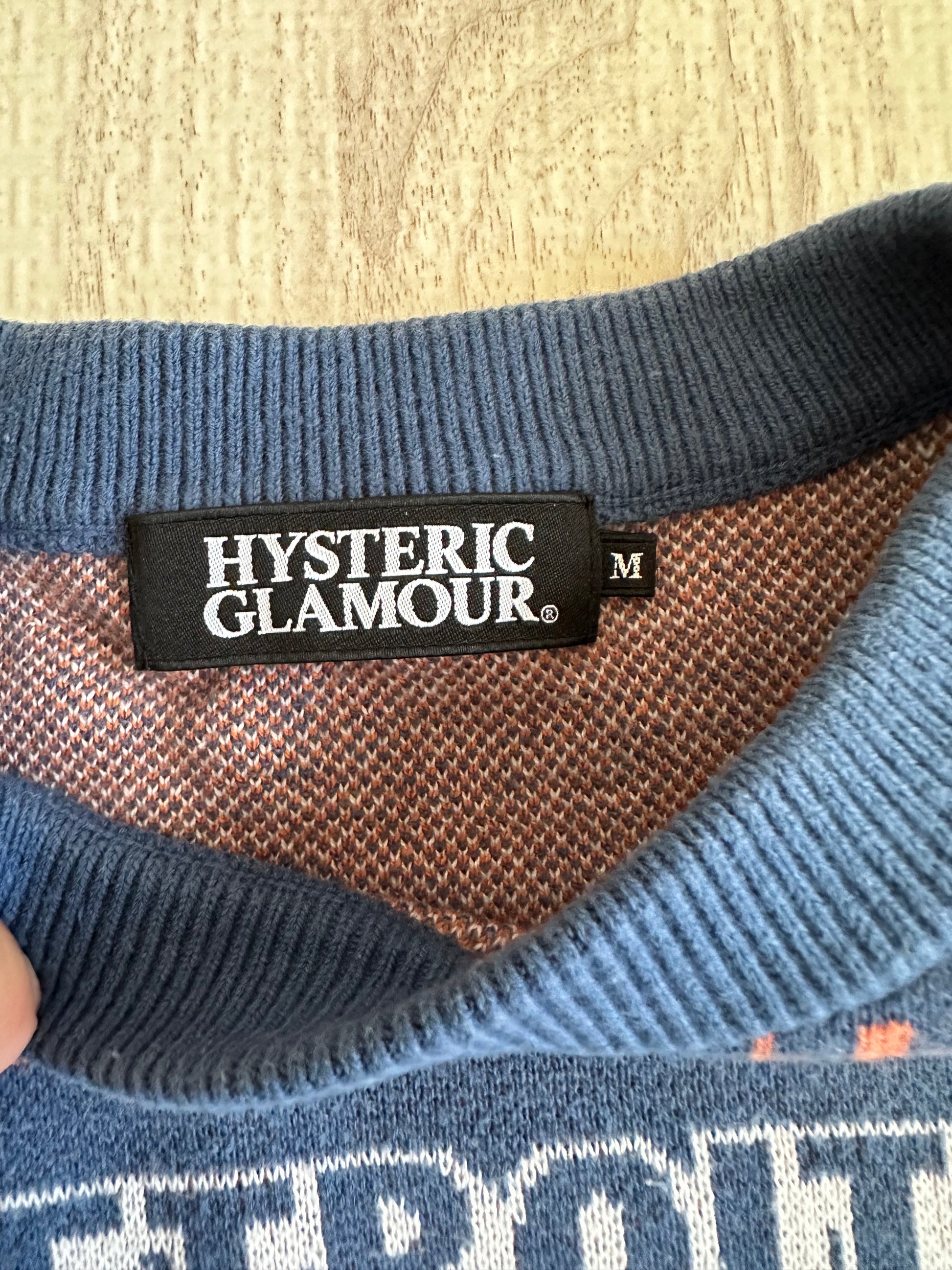 Hysteric Glamour - Hysteric Glmamour AMAZING EXPRESS pattern jagur sweater