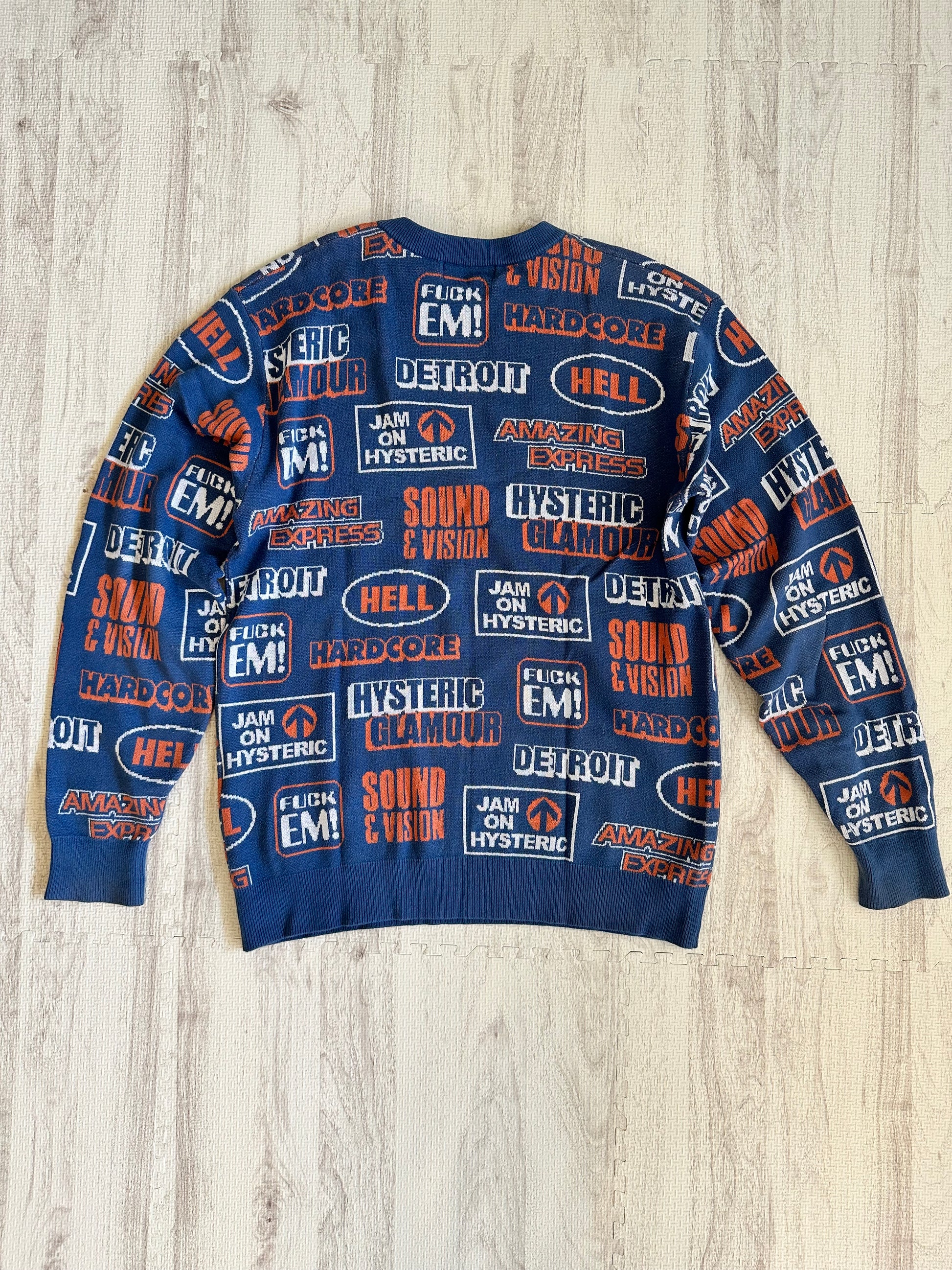 Hysteric Glamour - Hysteric Glmamour AMAZING EXPRESS pattern jagur sweater