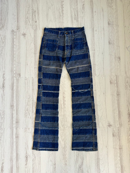 Vintage Hysteric Glamour Bottoms - Hysteric Glamour Tsugi Hagi Denim Indigo Color - Authentic Archive