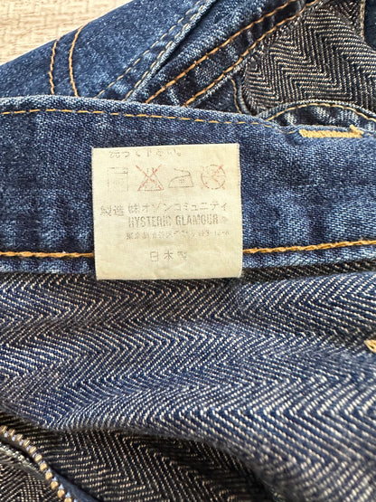Vintage Hysteric Glamour Bottoms - Hysteric Glamour Tsugi Hagi Denim Indigo Color - Authentic Archive