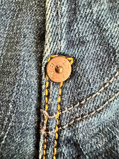 Vintage EVISU Bottoms - EVISU Multi Pocket Denim Pants Indigo Cotton 32 x 34 - Authentic Archive