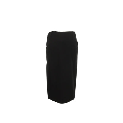 Hermes HERMÈS by Martin Margiela Black Wool Skirt Size 36