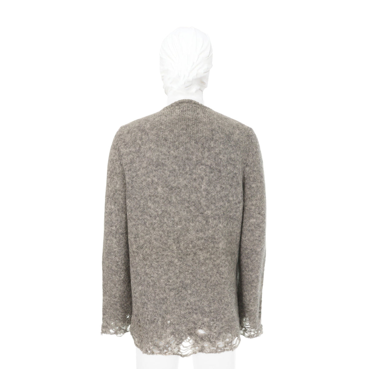 NUMBER (N)INE 2009AW Mohair Wool Sweater Gray Size 5