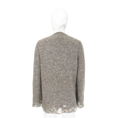 NUMBER (N)INE 2009AW Mohair Wool Sweater Gray Size 5