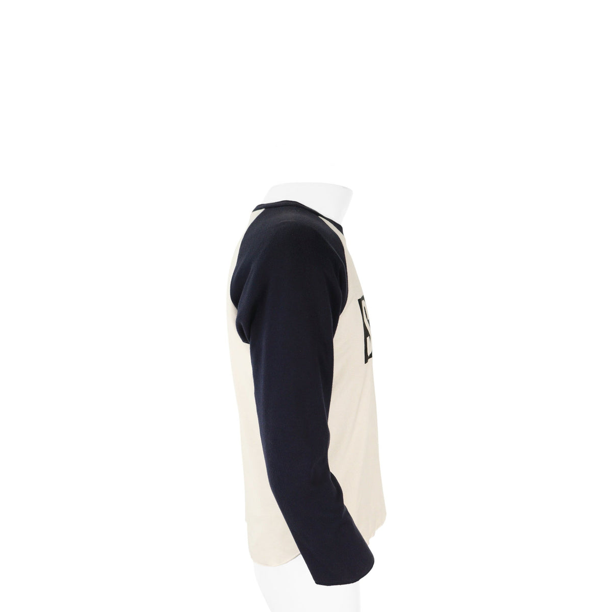 NUMBER (N)INE Cotton Blend Long Shirt Navy/White Size 3