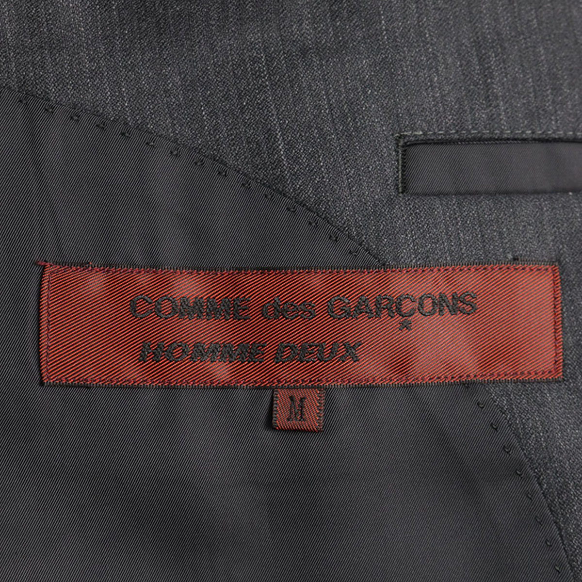 COMME des GARCONS Homme Deux 2002SS Gray Wool Jacket Size M