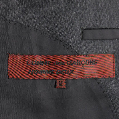 COMME des GARCONS Homme Deux 2002SS Gray Wool Jacket Size M